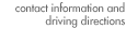 contact information and directions